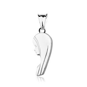 Pandantiv argint cu Maica Domnului DiAmanti M0013R-DIA (Argint 925‰ 0,7 g.)